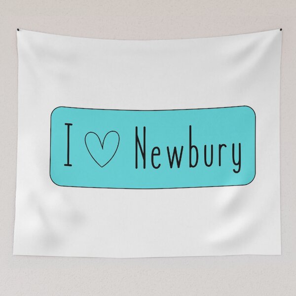 Item preview, I love Newbury - blue designed and sold by jechaiyells.