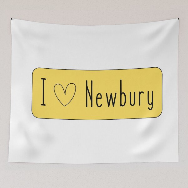 Item preview, I love Newbury - yellow  designed and sold by jechaiyells.