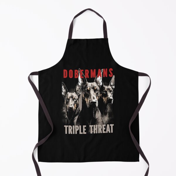 Item preview, Dobermans Triple Threat – Doberman Trio Perfect Gift For Doberman Lover designed and sold by MadeByRobots.