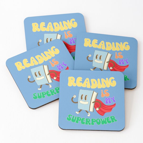 Item preview, Reading is My Superpower Retro Book Hero Graphic designed and sold by Calista Media.