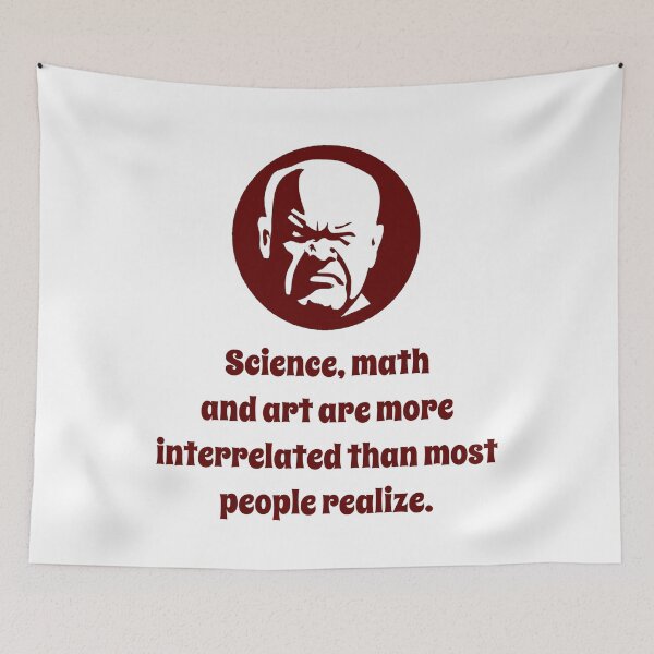 Item preview, Science Math and Art - Wisdom designed and sold by CrankyOldDude.
