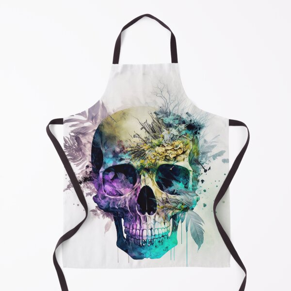 Item preview, Mixed media skull designed and sold by knuppify.