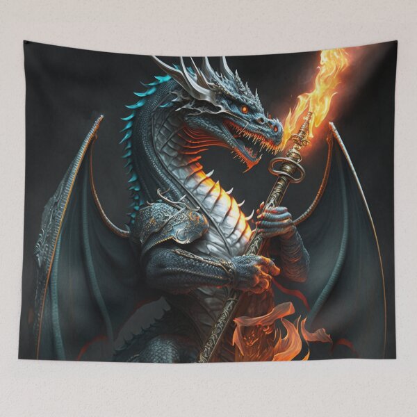 Item preview, Flaming Warrior Dragon 1 designed and sold by AstroRisq.