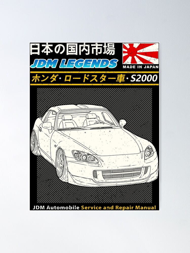 Honda S2000 Roadster Car Manual Book Cover