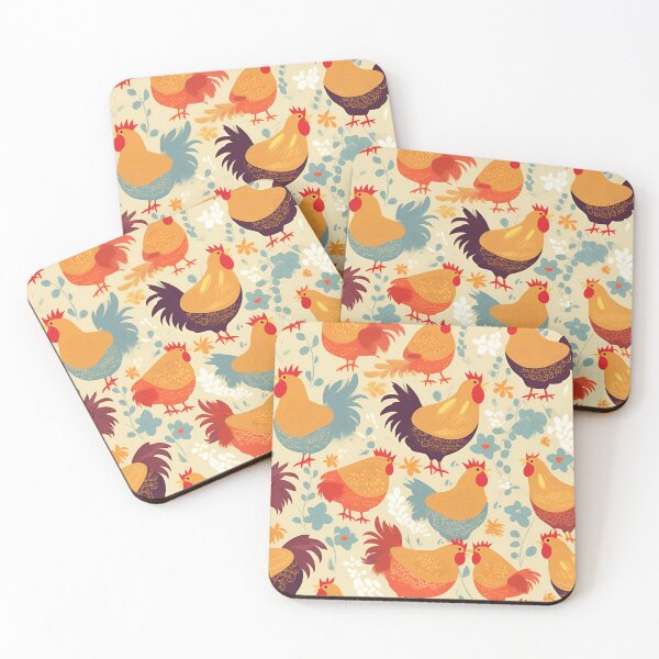 Item preview, Cheerful Chickens designed and sold by CactusPan.