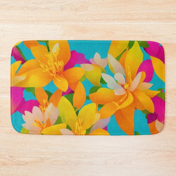 Item preview, Forsythia flower and leaves pattern design designed and sold by Warih.