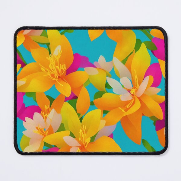 Item preview, Forsythia flower and leaves pattern design designed and sold by Warih.