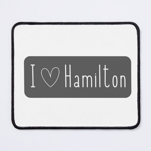 Item preview, I love Hamilton - gray designed and sold by jechaiyells.