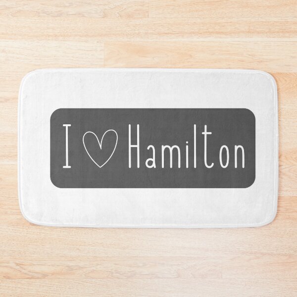 Item preview, I love Hamilton - gray designed and sold by jechaiyells.