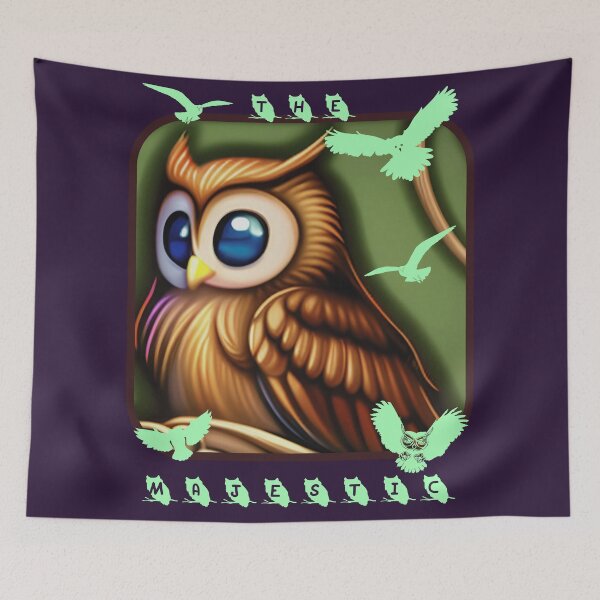 Item preview, The Majestic Brown Owl designed and sold by India2022.