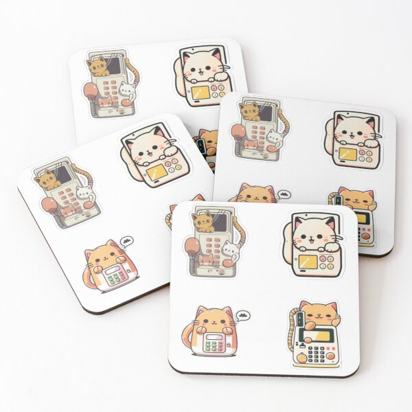 Item preview, sticker cat kawaii japanese game phone stikcers 2 designed and sold by Prototyp.