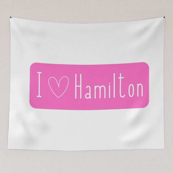 Item preview, I love Hamilton - pink designed and sold by jechaiyells.