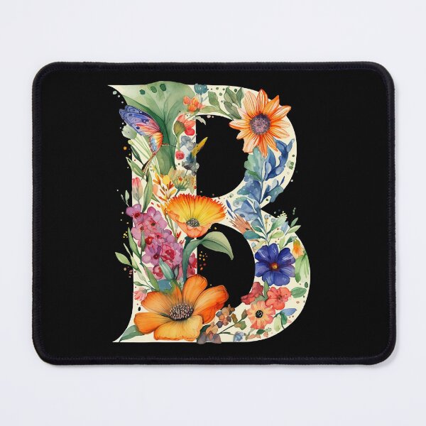 Artikelvorschau, Buchstabe B floral entworfen und verkauft von dacivoje.