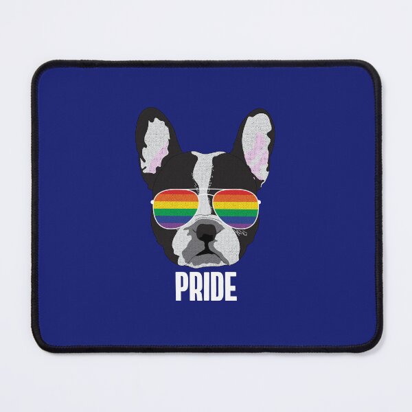 Item preview, PRIDE - Funny Boston Terrier Dog Gay Pride Flag designed and sold by Lightfield.