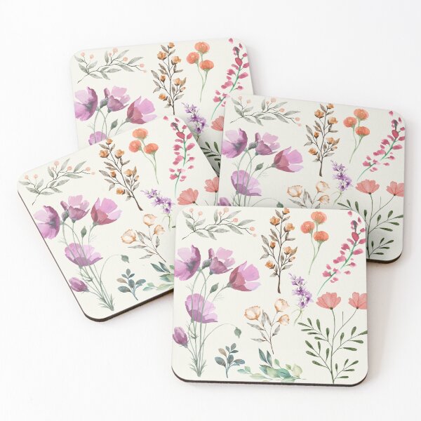 Item preview, Botanical Flowers Vintage  designed and sold by KatsCarnations.