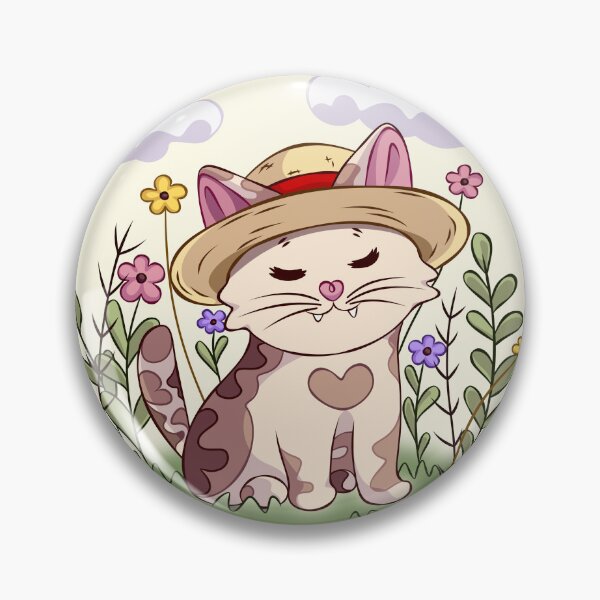 Item preview, Lindas vibraciones de verano de gatos de anime designed and sold by TheThreePixels.