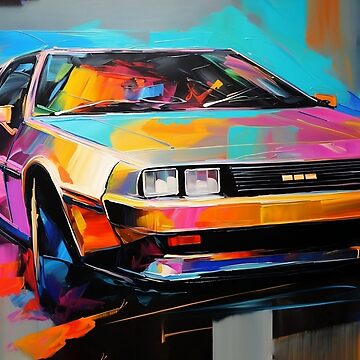 Artwork thumbnail, My colorful Delorean by robertfarkas