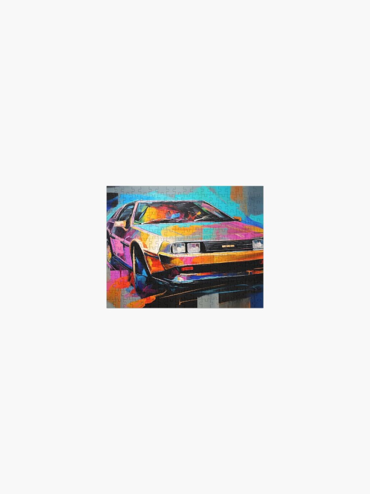Thumbnail 1 of 3, Jigsaw Puzzle, My colorful Delorean designed and sold by Robert Farkas.