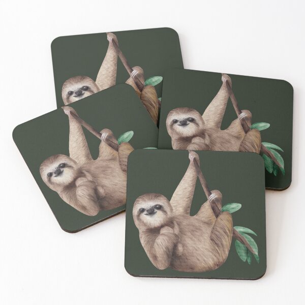 Item preview, Cute sloth and her baby designed and sold by OrsyniArt.