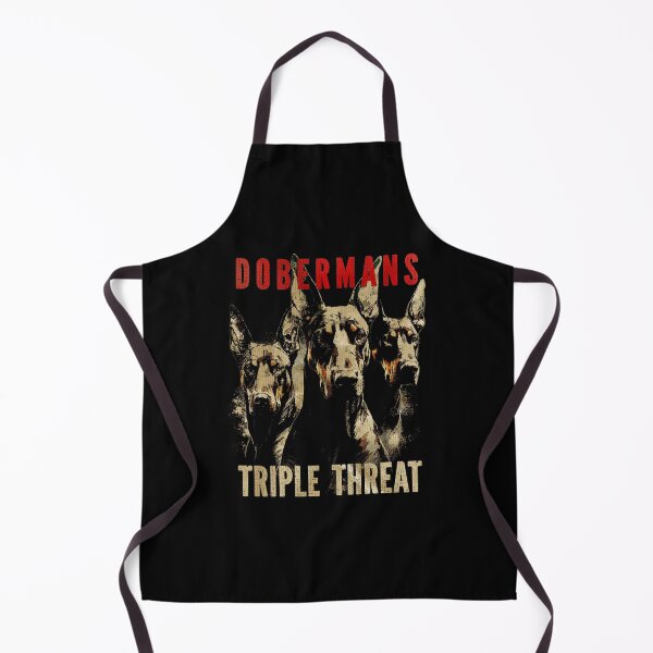 Item preview, Dobermans Triple Threat – Doberman Trio Perfect Gift For Doberman Lover designed and sold by MadeByRobots.