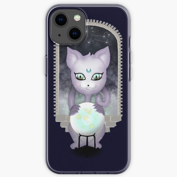 Mystic Miku | Crystal Ball & Zodiac | Navy iPhone Soft Case