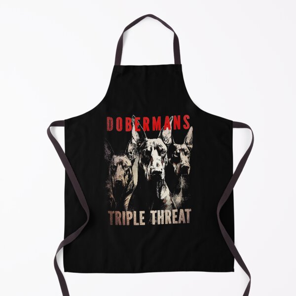Item preview,  Dobermans Triple Threat – Doberman Trio Perfect Gift For Doberman Lover designed and sold by MadeByRobots.