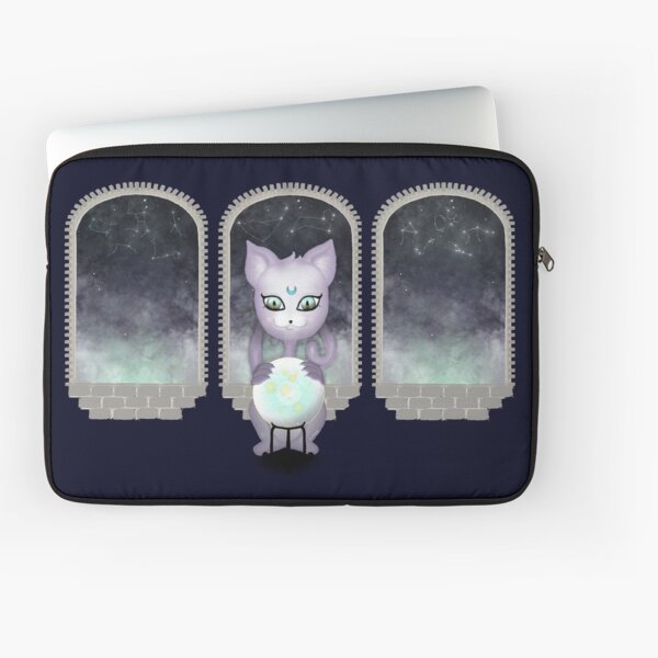 Mystic Miku | Crystal Ball & Zodiac | Navy Laptop Sleeve