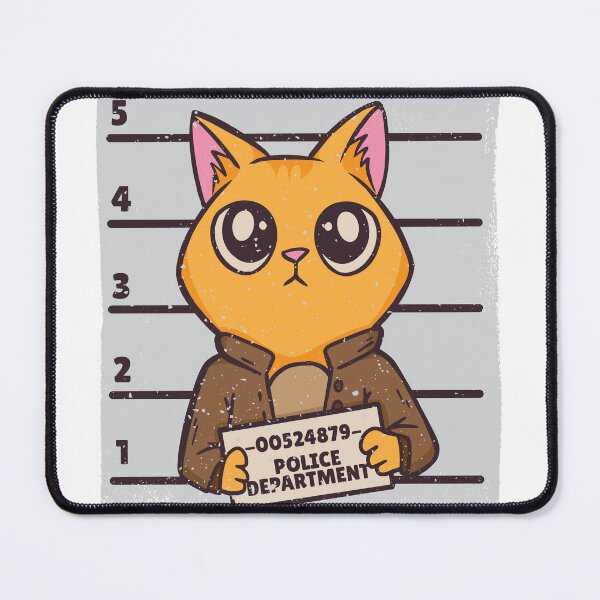 Item preview, It wasn't me - funny cat mugshot designed and sold by Oh-Marsha.