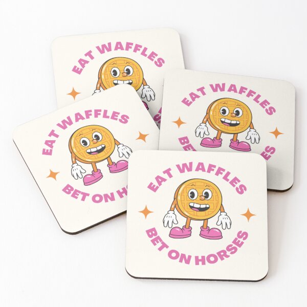Item preview, Eat Waffles Bet on Horses designed and sold by AlpacaSmokes.