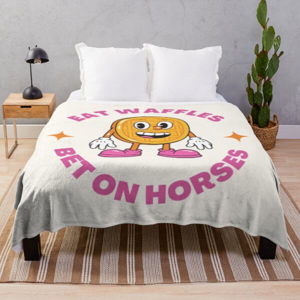Item preview, Eat Waffles Bet on Horses designed and sold by AlpacaSmokes.