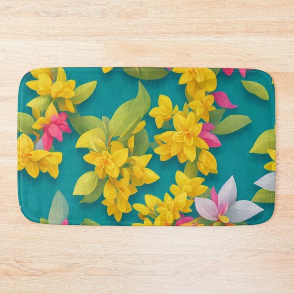 Item preview, Forsythia 2 flower and leaves pattern design designed and sold by Warih.