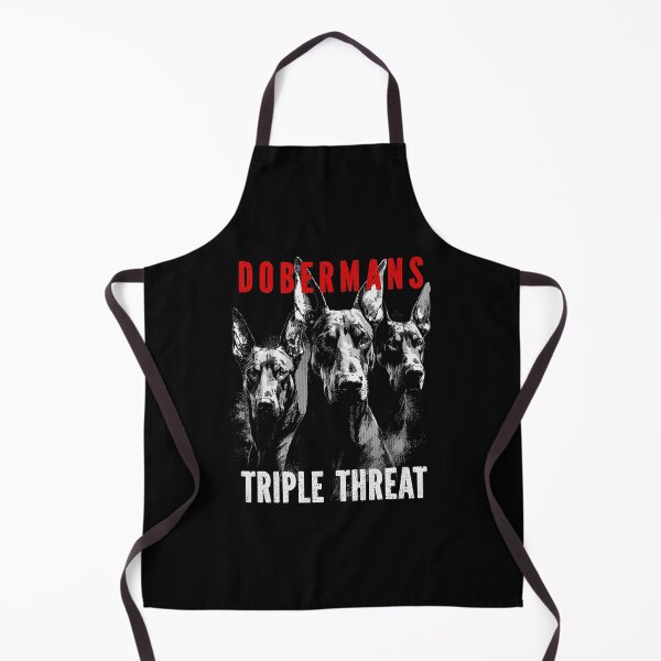 Item preview, Dobermans Triple Threat – Doberman Trio Perfect Gift For Doberman Lover designed and sold by MadeByRobots.