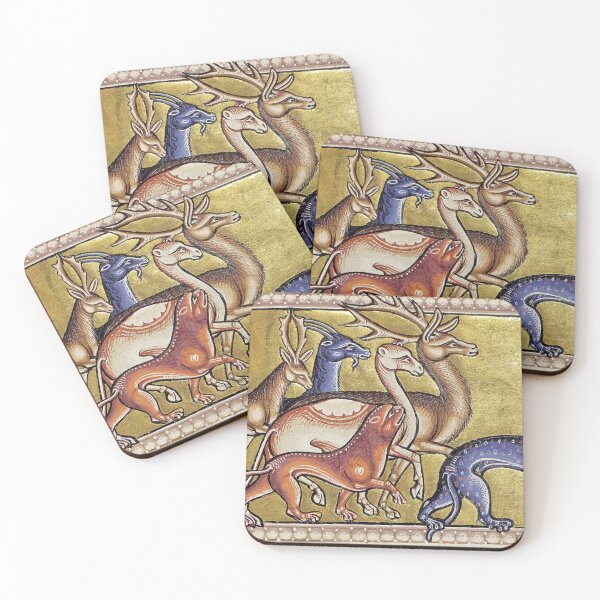 Item preview, Panther (12th century) - Aberdeen Bestiary designed and sold by SALON DES ARTS.