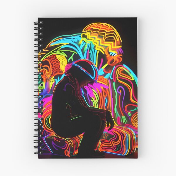 Aperçu de l'œuvre Art abstrait de lueur de néon créée et vendue par PeteRascal.