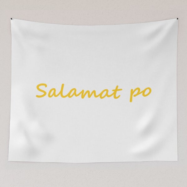 Aperçu de l'œuvre « Salamat po » en tagalog signifie « merci » en anglais créée et vendue par PabloBSanchez.