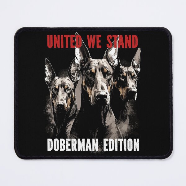 Item preview, United We Stand – Doberman Edition | Doberman Trio Perfect Gift For Doberman Lover designed and sold by MadeByRobots.