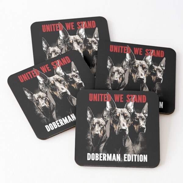 Item preview, United We Stand – Doberman Edition | Doberman Trio Perfect Gift For Doberman Lover designed and sold by MadeByRobots.