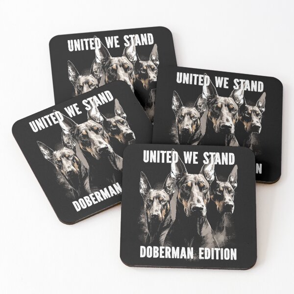 Item preview, United We Stand – Doberman Edition | Doberman Trio Perfect Gift For Doberman Lover designed and sold by MadeByRobots.