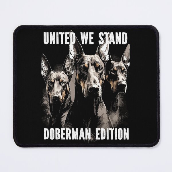 Item preview, United We Stand – Doberman Edition | Doberman Trio Perfect Gift For Doberman Lover designed and sold by MadeByRobots.