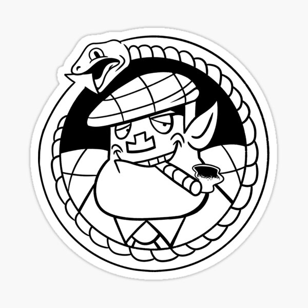 August Belfort Portrait Sticker