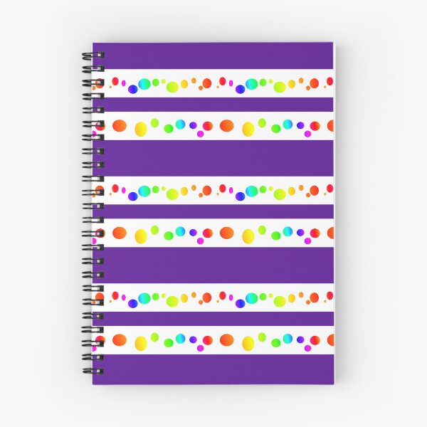 Item preview, Rainbow indigo blue lines and dots | Colorful blue violet stripes designed and sold by lausn.