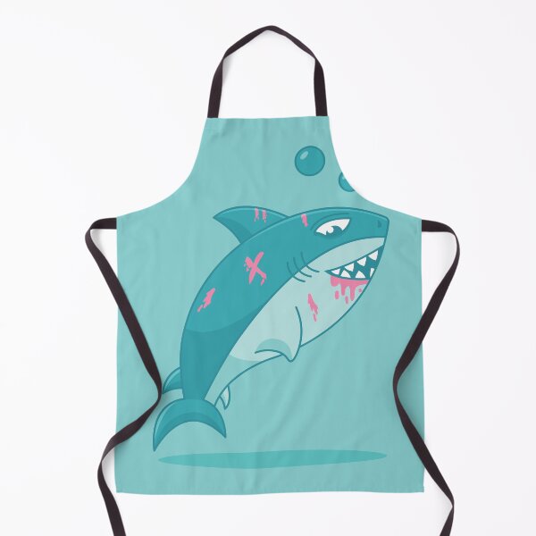 Item preview, cute injured shark designed and sold by I'm  Redz.