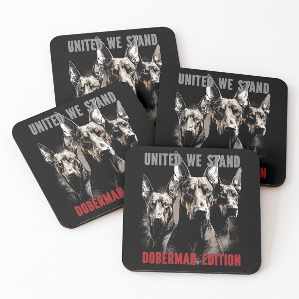 Item preview, United We Stand – Doberman Edition | Doberman Trio Perfect Gift For Doberman Lover designed and sold by MadeByRobots.
