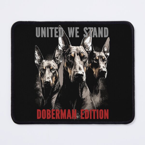 Item preview, United We Stand – Doberman Edition | Doberman Trio Perfect Gift For Doberman Lover designed and sold by MadeByRobots.
