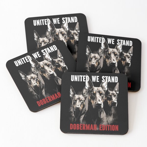 Item preview, United We Stand – Doberman Edition | Doberman Trio Perfect Gift For Doberman Lover designed and sold by MadeByRobots.