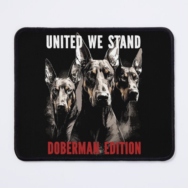 Item preview, United We Stand – Doberman Edition | Doberman Trio Perfect Gift For Doberman Lover designed and sold by MadeByRobots.