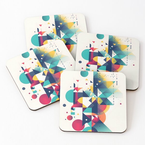Item preview, abstract vector- geometric shapes designed and sold by R&B Art and design.