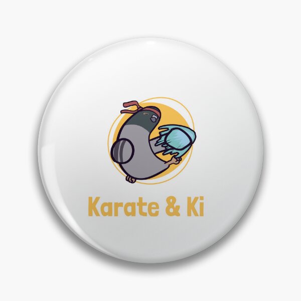 Item preview, Karate and Ki Pigeon Monk Class designed and sold by ThumboArtBumbo.