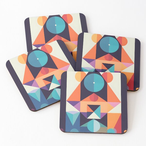 Item preview, abstract vector- geometric shapes designed and sold by R&B Art and design.