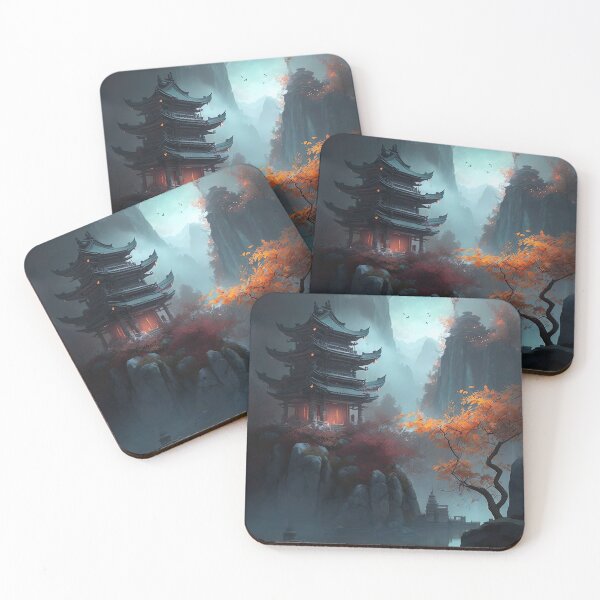 Item preview, Japansche Kunst Landschaft designed and sold by SasukiMedia.
